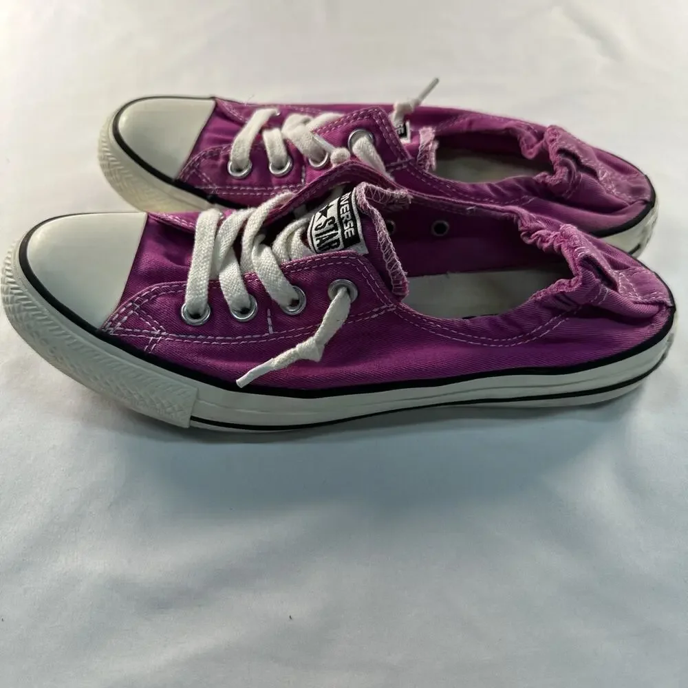 Converse Chuck Taylor Slip-On Sneakers Magenta Pink Canvas Women’s Size 9